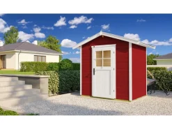 Weka Gartenlauben|Holz-Gartenhaus Gartenhaus 223 Satteldach Lasiert 178 cm