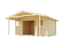 Holz-Gartenhaus Satteldach Unbehandelt 590 cm*Weka Hot