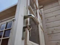 Holz-Gartenhaus Taro C Natur 295 cm x 300 cm inkl. Massivholzboden*Weka Sale