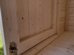 Holz-Gartenhaus Taro C Natur 295 cm x 300 cm inkl. Massivholzboden*Weka Sale