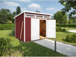 Weka Gartenlauben|Holz-Gartenhaus Gartenhaus 264 Pultdach Lasiert 249 cm