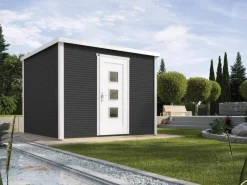 Weka Gartenlauben|Holz-Gartenhaus Line 413 Gr. 1 6,3 m²