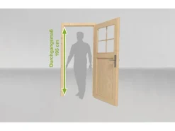 Weka Gartenlauben|Holz-Gartenhaus Line 413 Gr. 1 6,3 m²