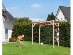 Klettergerüst/Hangelstation Tabaluga mit Tornetz*Weka Discount