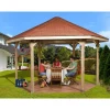 Weka Pavillons|Pavillon 656 Sparset Gr.2  399 cm x 461 cm