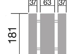 Weka Bierzeltgarnituren|Sitzbank Garnitur Feststehend 181 cm x 63 cm