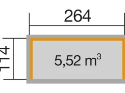 Unterstellplatz Größe 2*Weka Outlet