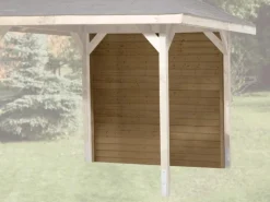 Weka Gartenlauben|Wandelement geschlossen für Gartenlaube Paradies 4