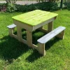 Wasserspielzeug|Wendi Toys Sand & Wasser Picknick Tisch inkl. Bänken 50 cm x 100 cm x 80 cm FSC®