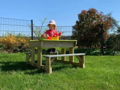 Wasserspielzeug|Wendi Toys Sand & Wasser Picknick Tisch inkl. Bänken 50 cm x 100 cm x 80 cm FSC®