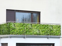 Wenko Balkonsichtschutz|Sichtschutz Wilder Wein 85 cm x 500 cm