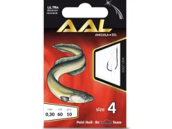 Westline Angeln|Aalhaken Geb. Brüniert Gr. 4 Ø 0,30 mm 60 cm