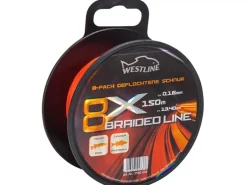 Angelschnur 8X Braided Line 0,16 mm Orange*Westline New