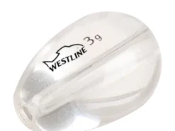 Westline Angeln|Glasgewicht T-Drop Ghost 3 g Transparent