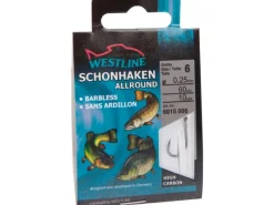 Westline Angeln|Schonhaken Allround Gr. 6 Silber