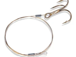 Westline Angeln|Stahlvorfach mit Drilling 60 cm 15 kg