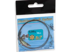 Westline Angeln|Stahlvorfach Spinn 70 cm 9 kg 2 Stück