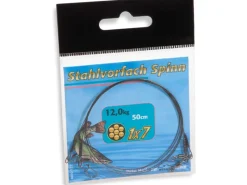 Stahlvorfach Spinn 50 cm 12 kg 2 Stück*Westline Discount