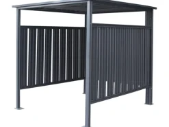 Fahrrad- und Rauchunterstand B x T: 180 cm x 200 cm Anthrazit*Westmann