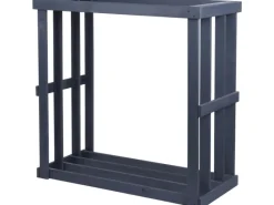 Westmann Kaminholzregale|Holz Kaminholzregal Harald Anthrazit 52x108x106 cm