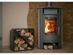 Kaminholzregal 57 cm x 36 cm x 56 cm Schwarz*Westmann Online