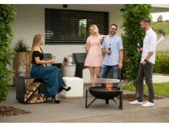 Kaminholzregal 57 cm x 36 cm x 56 cm Schwarz*Westmann Online