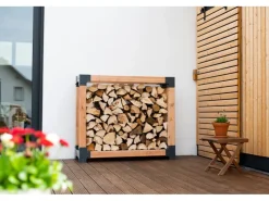 Lärchenholz Kaminholzregal Michel L FSC®*Westmann Hot