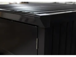 Metall-Fahrradgarage Velos 2 Schwarz 133 cm x 222 cm x 151 cm*Westmann Discount