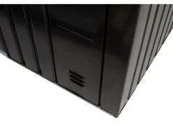 Metall-Fahrradgarage Velos 2 Schwarz 133 cm x 222 cm x 151 cm*Westmann Discount