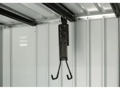 Metall-Fahrradgarage Velos 1 inkl. Boden 133 x 222 x 151 cm Schwarz*Westmann Online