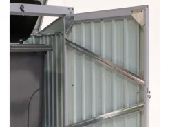 Müllbox 1-fach Grau BxT: 104 cm x 101 cm*Westmann Best