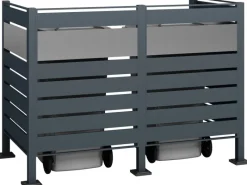 Mülltonnenverkleidung Planum Metall 2 x 240 l*Westmann Outlet