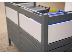 Mülltonnenverkleidung Planum Metall 2 x 240 l*Westmann Outlet