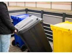 Mülltonnenverkleidung Planum Metall 3 x 240 l*Westmann Clearance