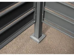 Mülltonnenverkleidung Planum Metall 4 x 240 l*Westmann