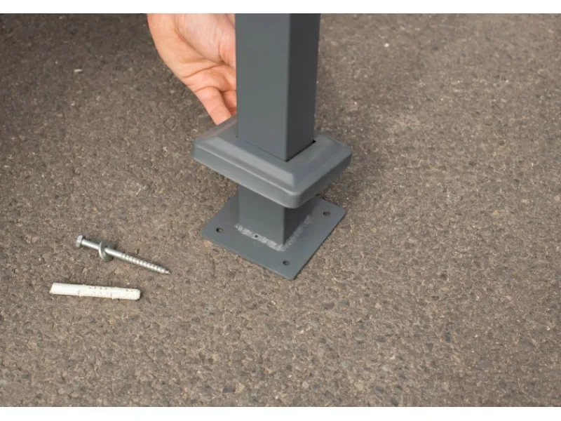 Mülltonnenverkleidung Planum Metall 4 x 240 l*Westmann