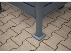 Mülltonnenverkleidung Planum Metall 4 x 240 l*Westmann