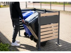 Mülltonnenverkleidung Planum Metall 2 x 240 l*Westmann Clearance