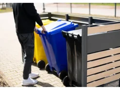 Mülltonnenverkleidung Planum Metall 2 x 240 l*Westmann Clearance