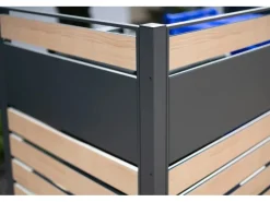 Mülltonnenverkleidung Planum Metall 2 x 240 l*Westmann Clearance