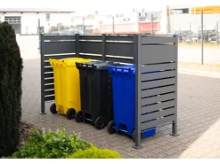 Mülltonnenverkleidung Planum Metall 3 x 240 l*Westmann Outlet