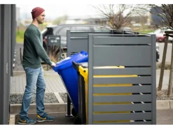 Mülltonnenverkleidung Planum Metall 3 x 240 l*Westmann Outlet