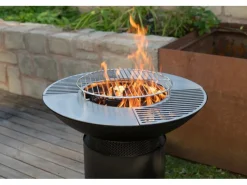 Westmann Gartenkamine|Feuerschalen|Premium Grill, Plancha und Feuerplatte Schwarz