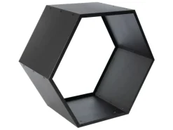 Stahl Kaminholzregal Biene Schwarz 88x45x77 cm*Westmann Discount