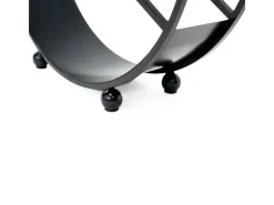 Westmann Kaminholzregale|Stahl Kaminholzregal Osiris Schwarz 80x82 cm