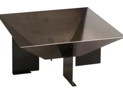 Wilk Feuerschalen|Feuerkörbe|Feuerschale Karo 56 cm x 56 cm x 25 cm