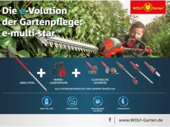Wolf Garten Bodenbearbeitung|D-Griff Erweiterung HA eM e-multi-star®