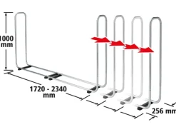 wolfcraft Kaminholzregale|Stapelhilfe