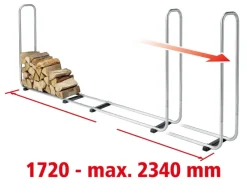 wolfcraft Kaminholzregale|Stapelhilfe