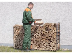 wolfcraft Kaminholzregale|Stapelhilfe